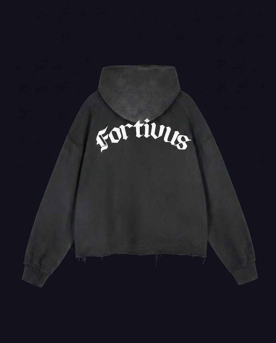 02 Oversized Crop Hoodie back